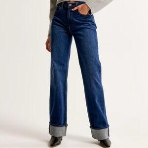 Abercrombie & Fitch NWT High Rise 90s Relaxed Jean Size 33L Vintage Comfort